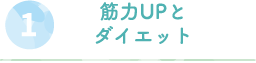 筋力UPとダイエット