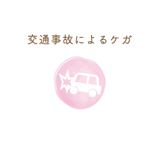交通事故によるケガ
